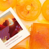 Des glaçons infusés au safran Origin of Happiness de Taliorigin, révélant une technique simple et élégante pour préserver et libérer l’arôme subtil et unique du safran dans vos boissons et recettes.
